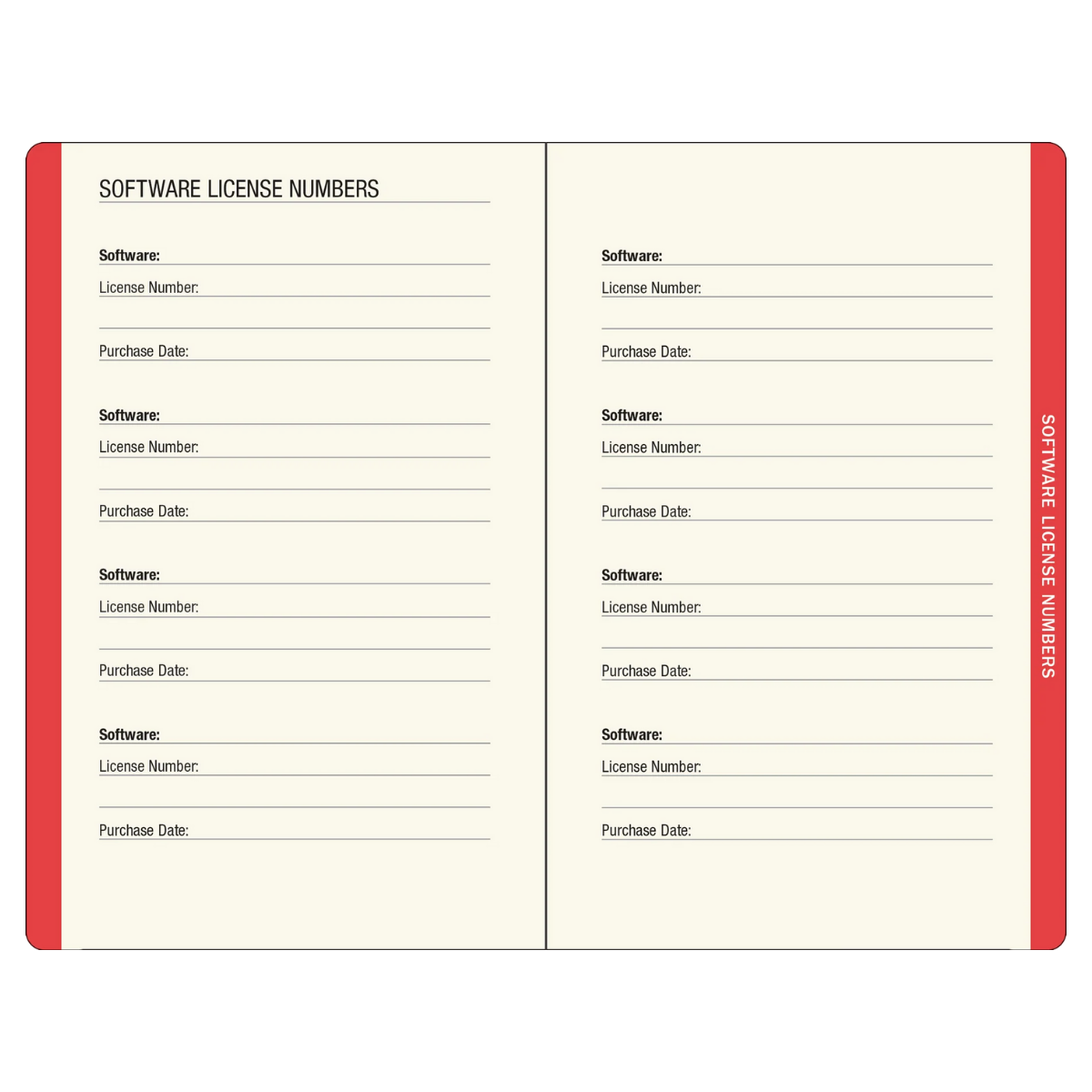 Mushroom Internet Address & Password Logbook