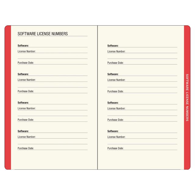 Mushroom Internet Address & Password Logbook