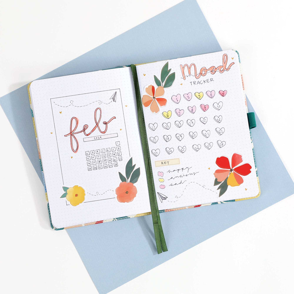 Happy Planner Muted Meadow Dot Grid Journal