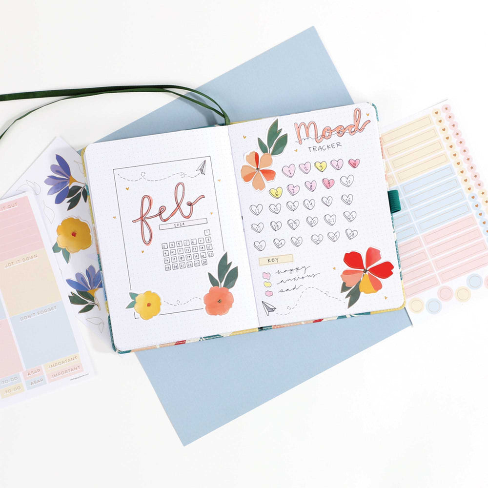 Happy Planner Muted Meadow Dot Grid Journal