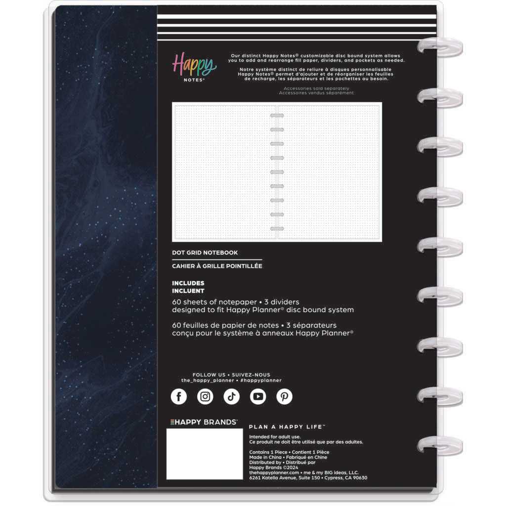 *IMPERFECT* Happy Planner Starcrossed Classic Notebook - Dot Grid
