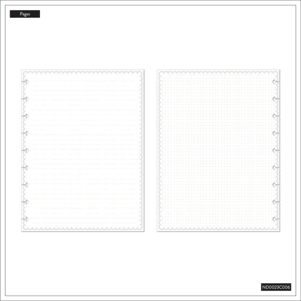 Happy Planner Cottage Charm Classic Notebook - Lined