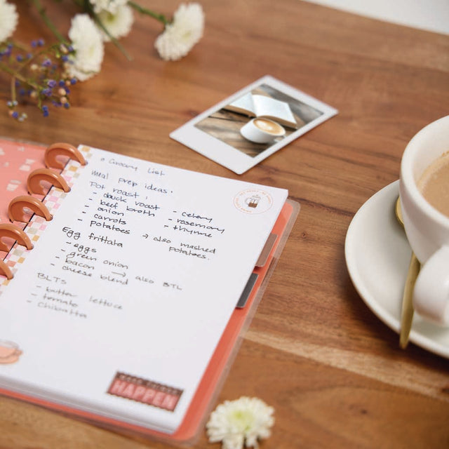 Happy Planner Cafecore Mini Notebook - Dot Grid