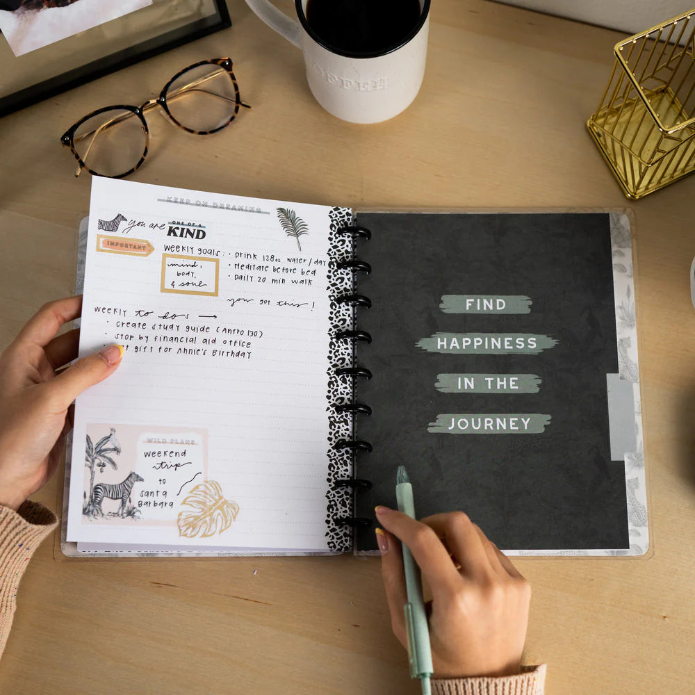 Happy Planner Wild Plans Classic Notebook - Lined