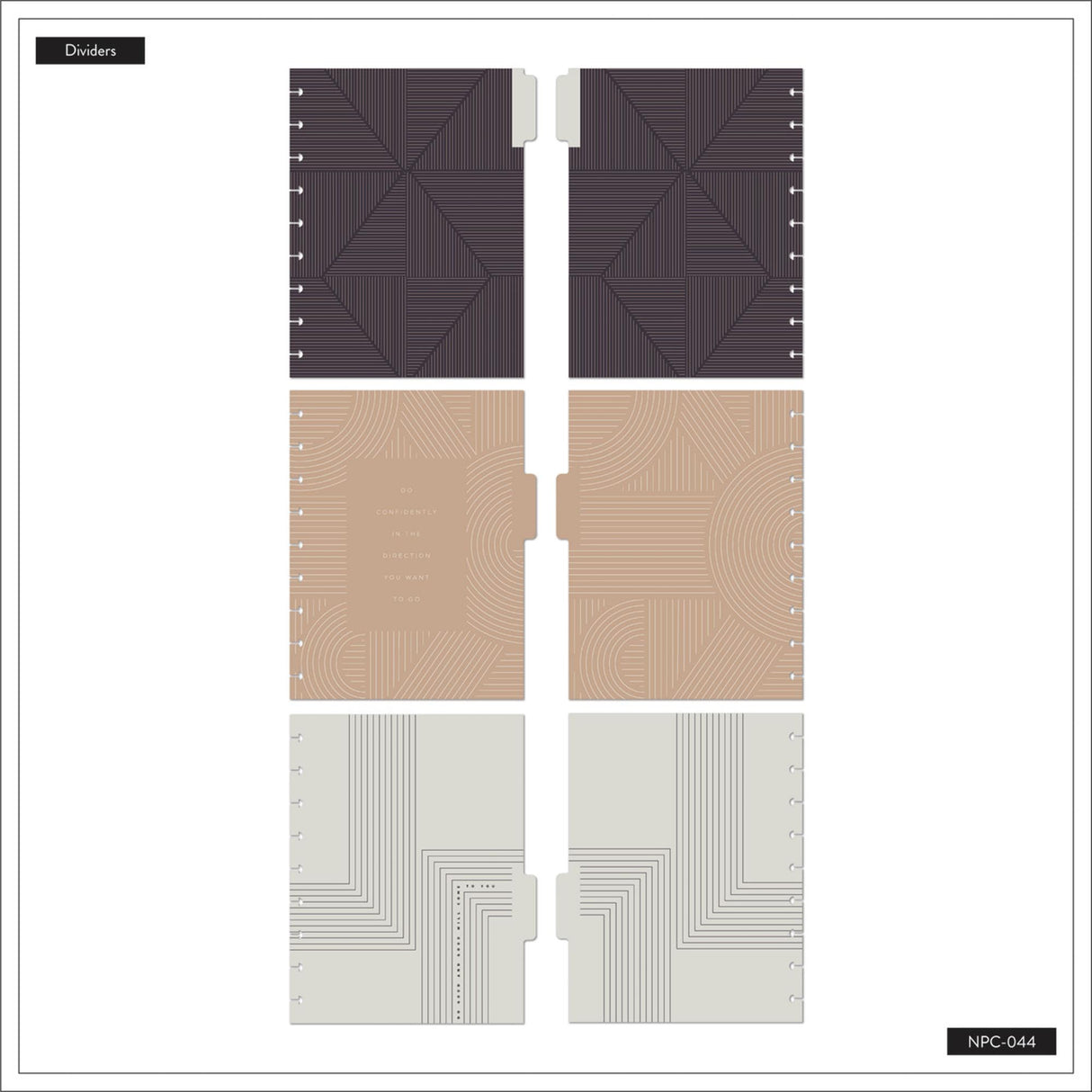 Happy Planner Realign Classic Notebook dividers