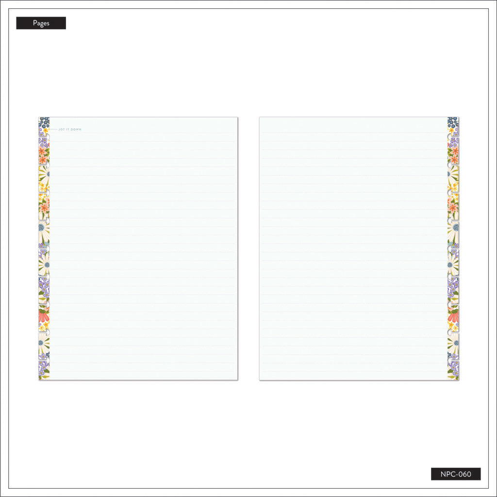 Happy Planner Spring Market Classic Notebook - Lined