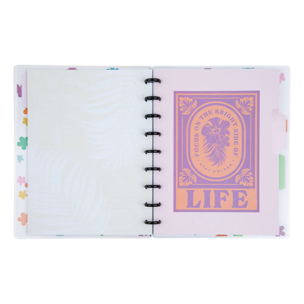 Happy Planner Bold Botanical Classic Notebook - Lined