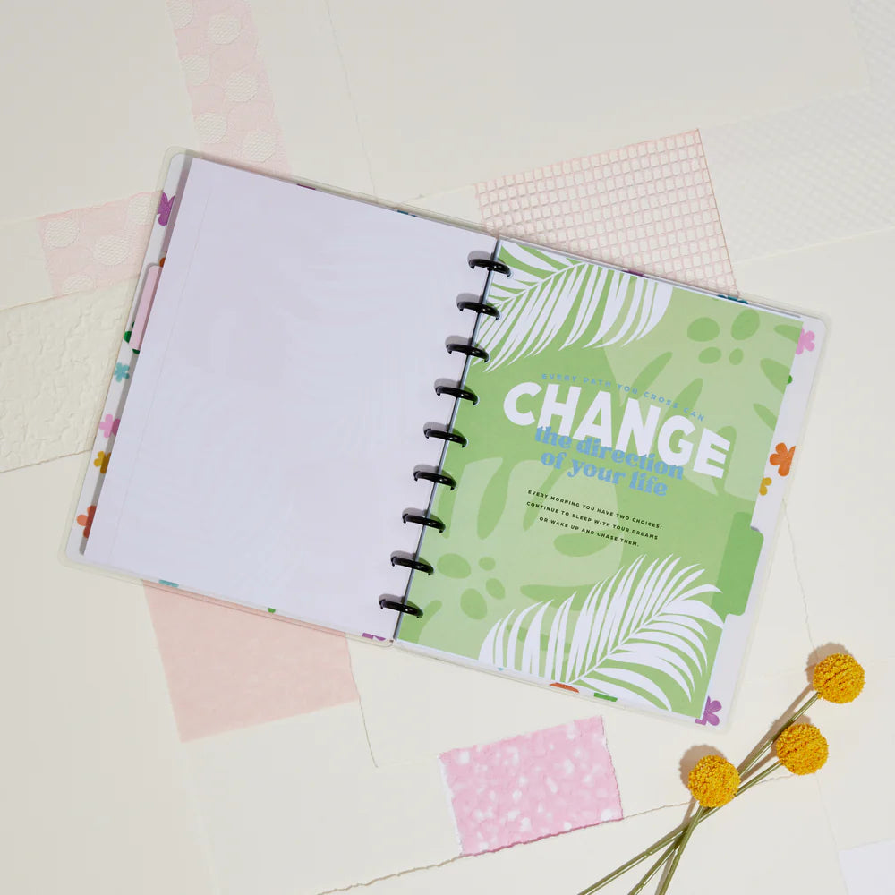 Happy Planner Bold Botanical Classic Notebook - Lined
