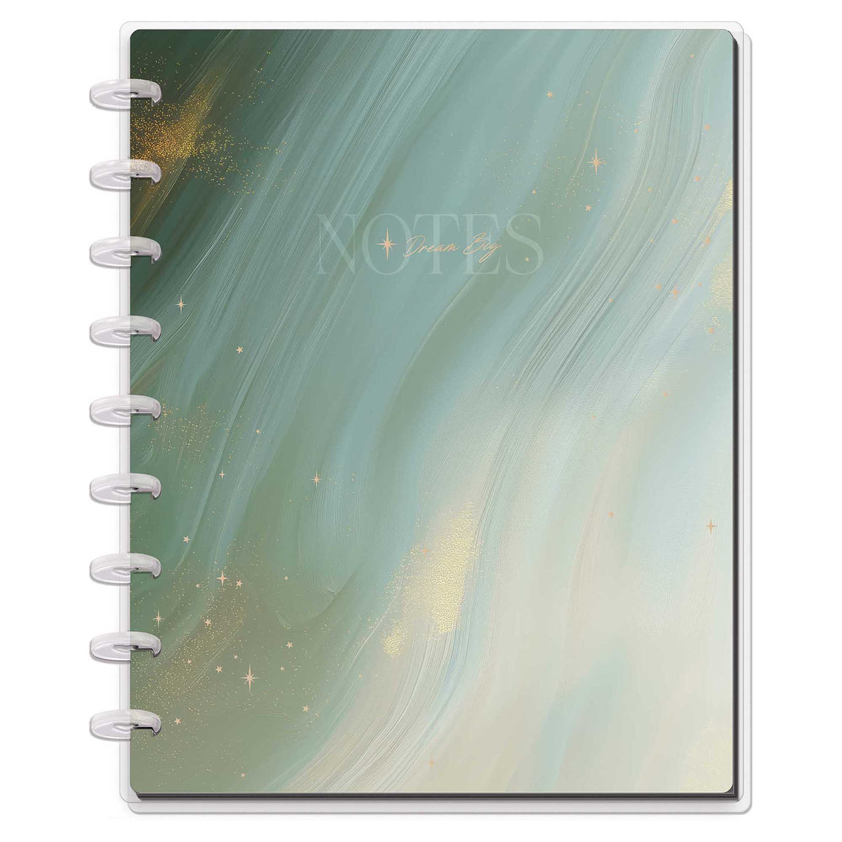 Starlit Glow Classic disc-bound notebook by Happy Planner