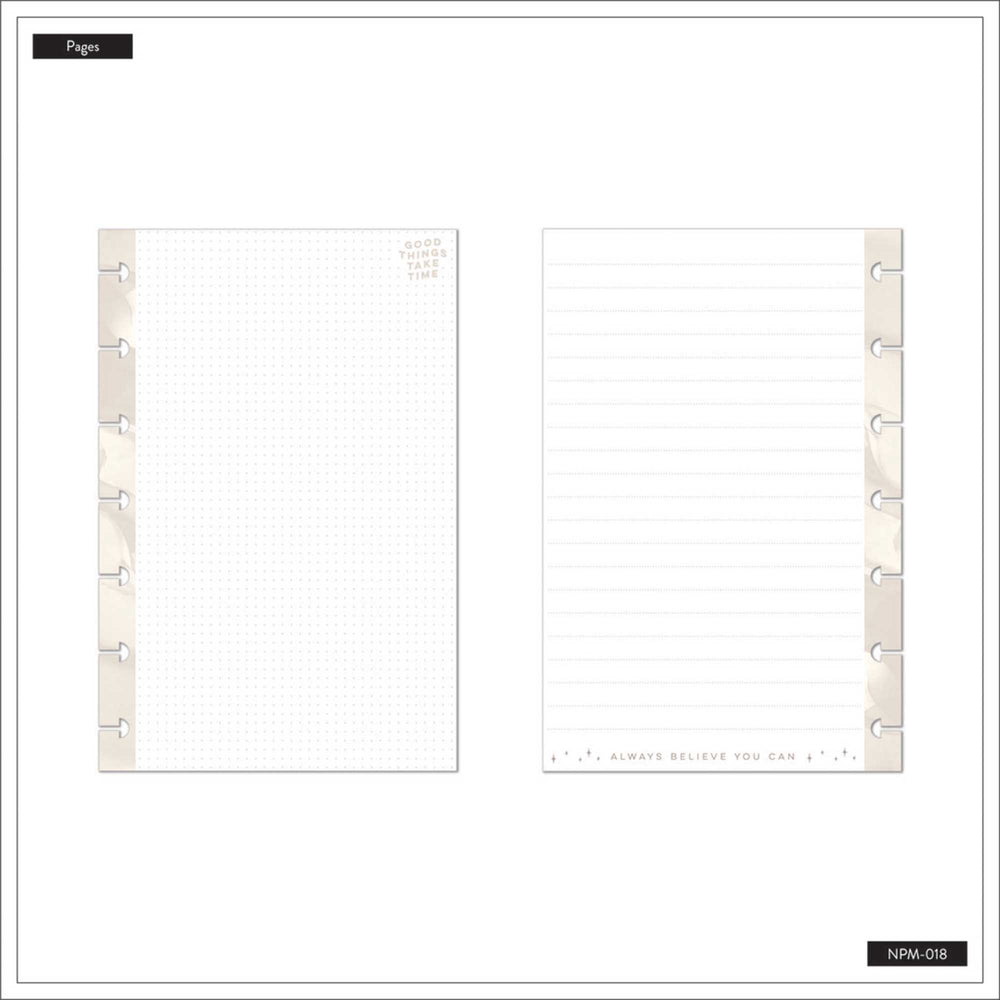 Happy Planner Taming The Wild Mini Notebook - Lined + Dot Grid