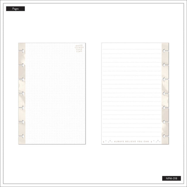 Happy Planner Taming The Wild Mini Notebook - Lined + Dot Grid