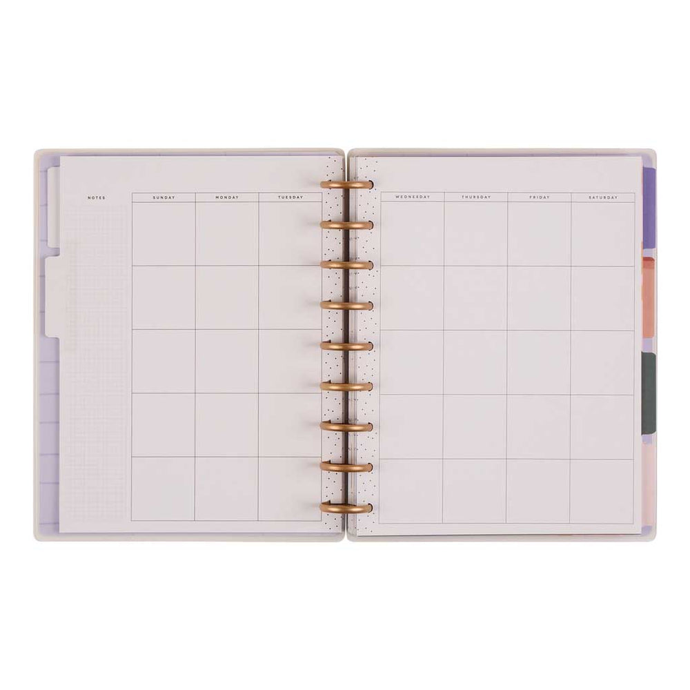 Happy Planner Serene Shape Classic 12-Month Undated Planner - Vertical