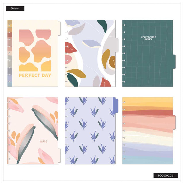 Happy Planner Serene Shape Classic 12-Month Undated Planner - Vertical