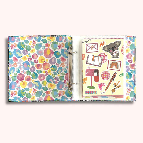 Postix x Kasey Rainbow Sticker Organising Folder