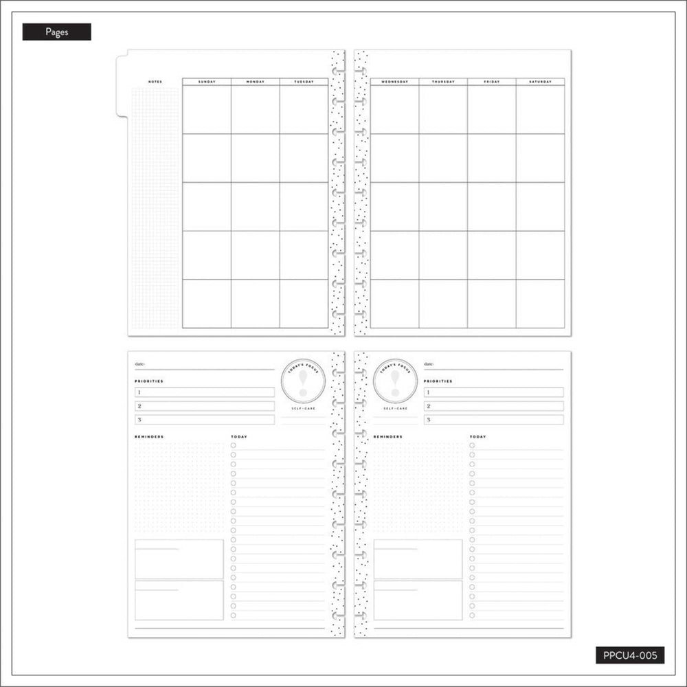 Happy Planner CLASSIC Kind & Wild Daily Undated 4 Months