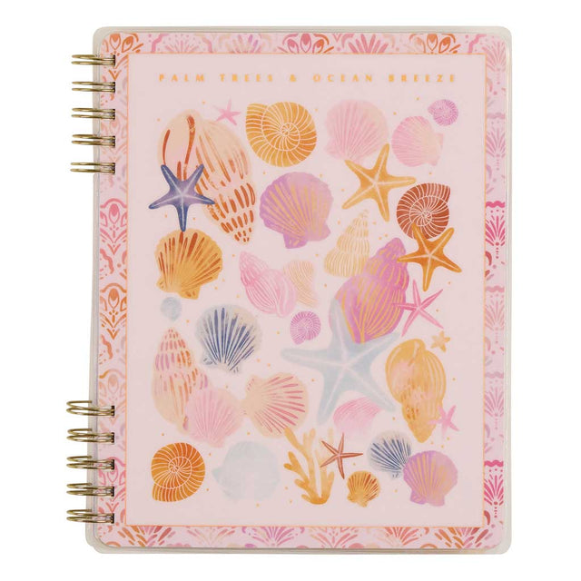 Happy Planner Shell Yeah Classic 12-Month Dated 2025-2026 - Vertical Spiral Twin Loop