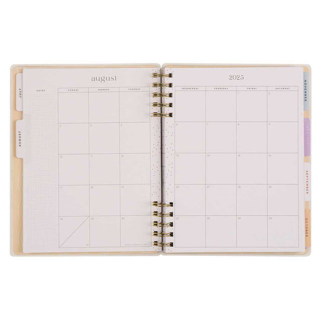 Happy Planner Shell Yeah Classic 12-Month Dated 2025-2026 - Vertical Spiral Twin Loop