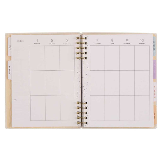 Happy Planner Shell Yeah Classic 12-Month Dated 2025-2026 - Vertical Spiral Twin Loop