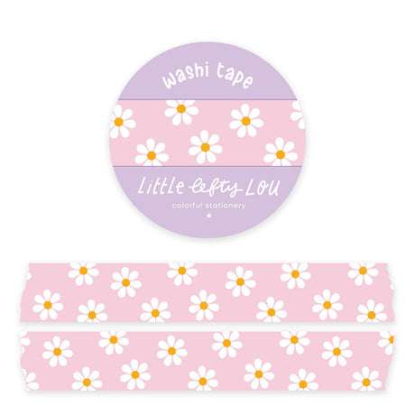 Pink Daisies Washi Tape by Little Lefty Lou