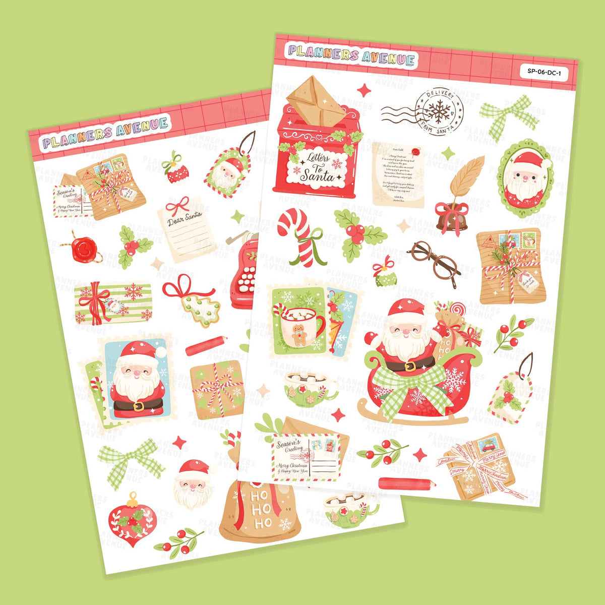 Xmas Mail Decorative Stickers