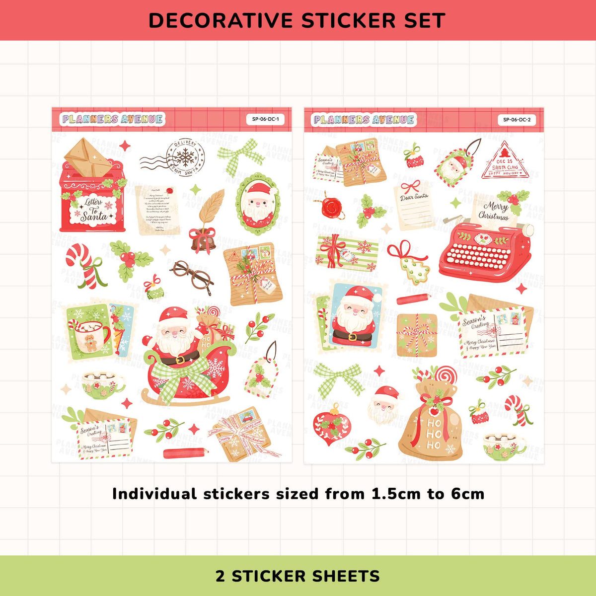 Xmas Mail Decorative Stickers