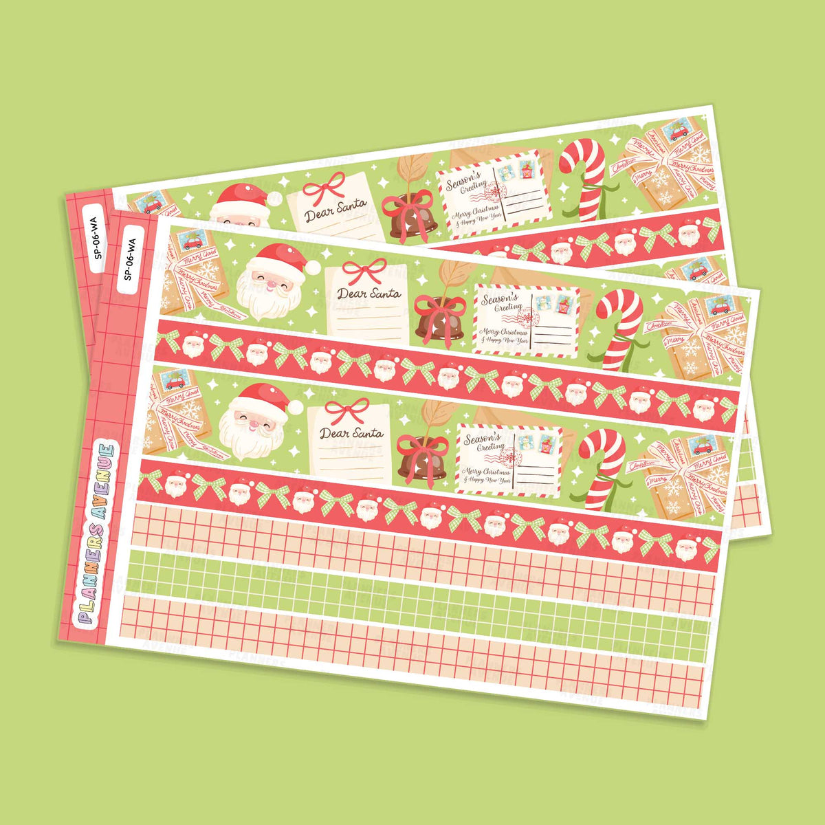 Xmas Mail Washi Stickers