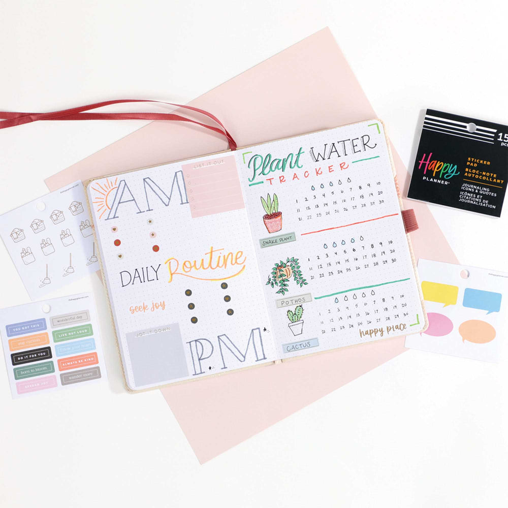 Happy Planner Journaling Icons & Quotes Tiny Sticker Pad