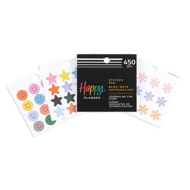Happy Planner Journaling Fun Icons Tiny Sticker Pad