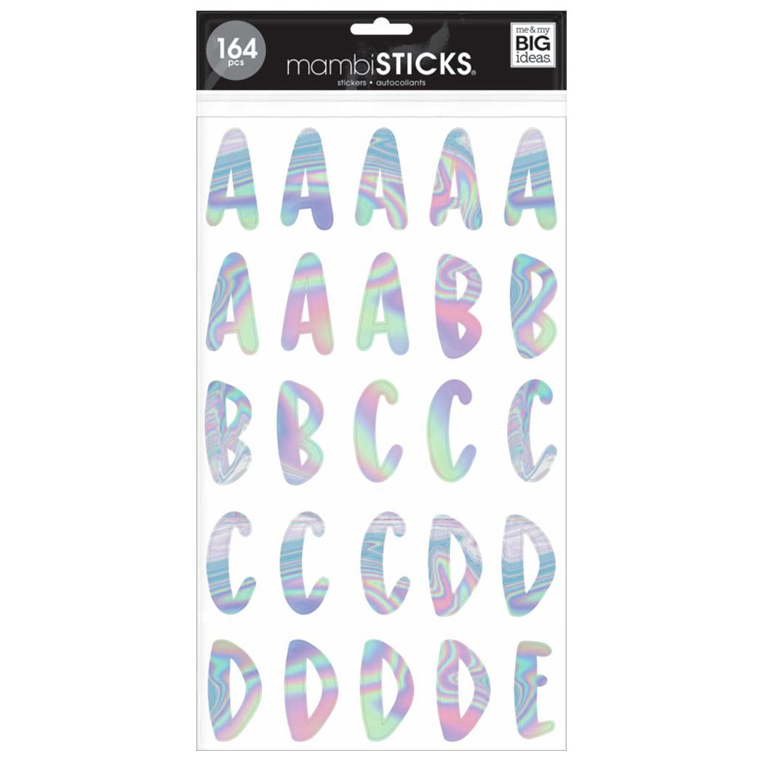 Happy Planner Marisole Rainbow Alpha | Sticker Sheets