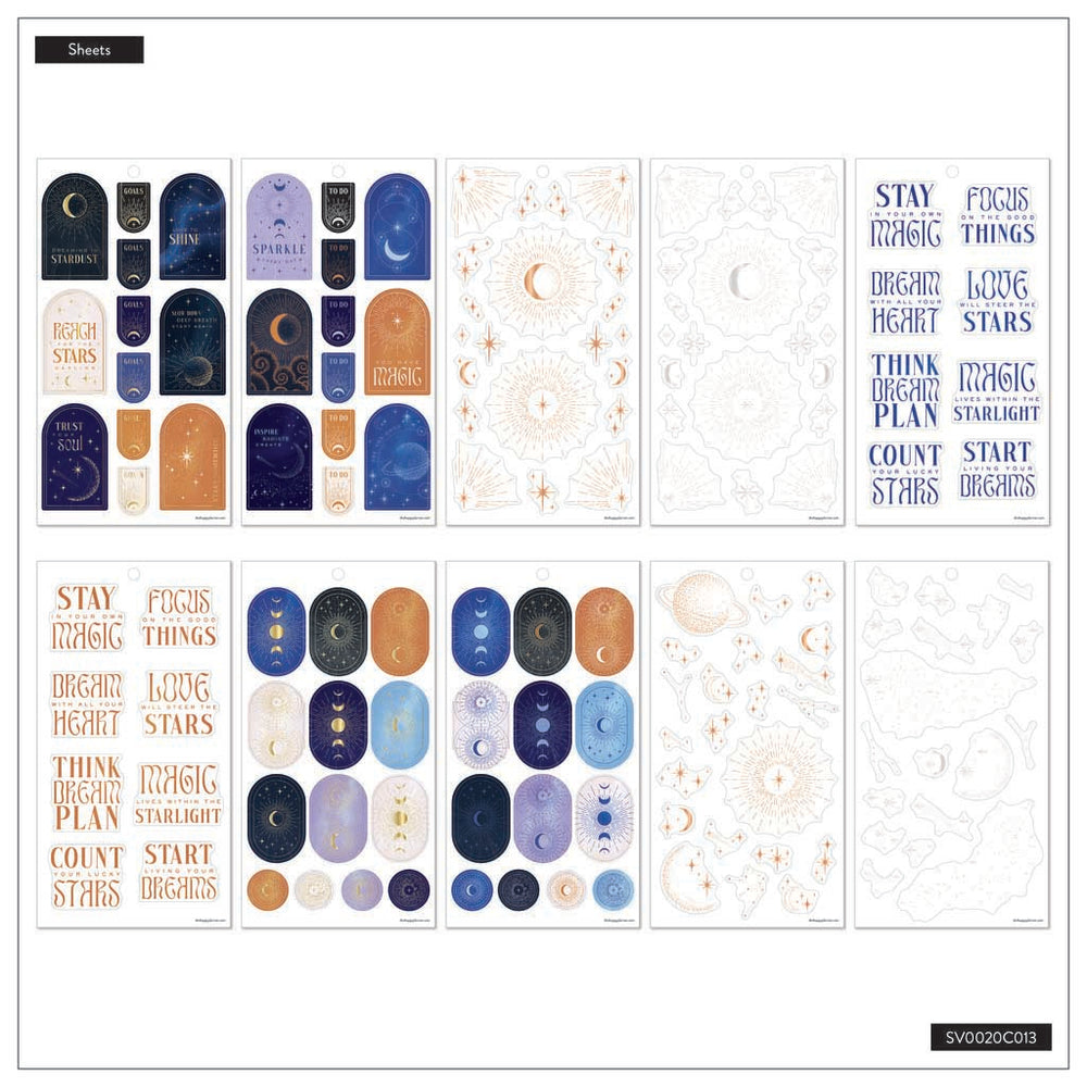 Happy Planner Starcrossed Classic Sticker Book - Value Pack
