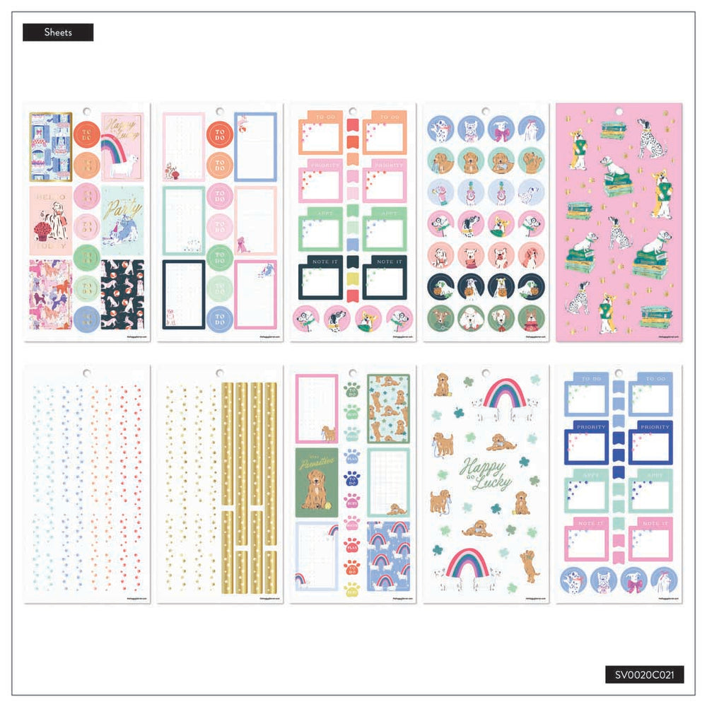 Happy Planner PawsItive Year Classic Sticker Book - Value Pack
