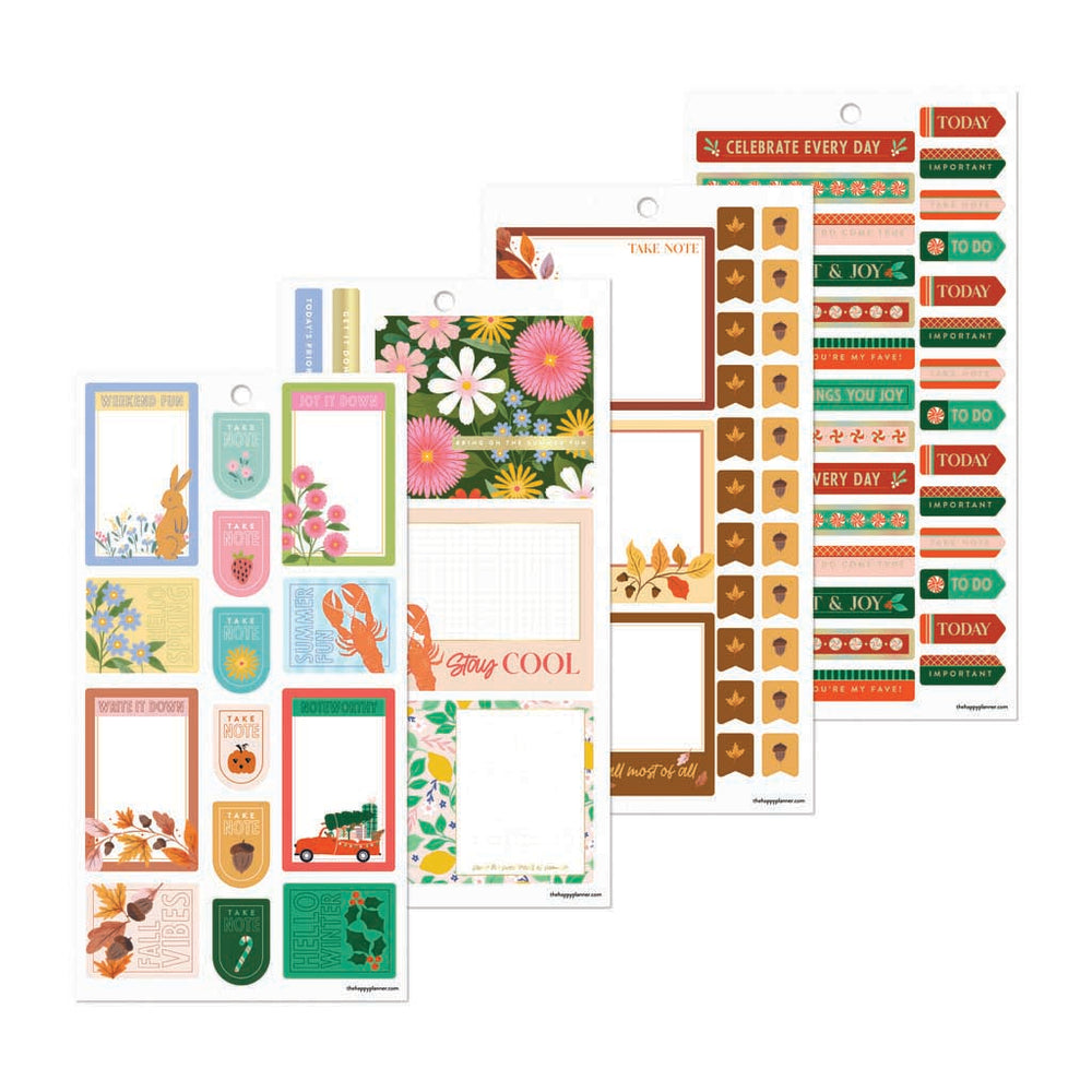 Happy Planner Whimsical Seasons Classic Sticker Book - Value Pack