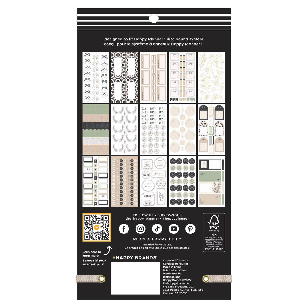 Happy Planner Heritage Charm Classic Sticker Book