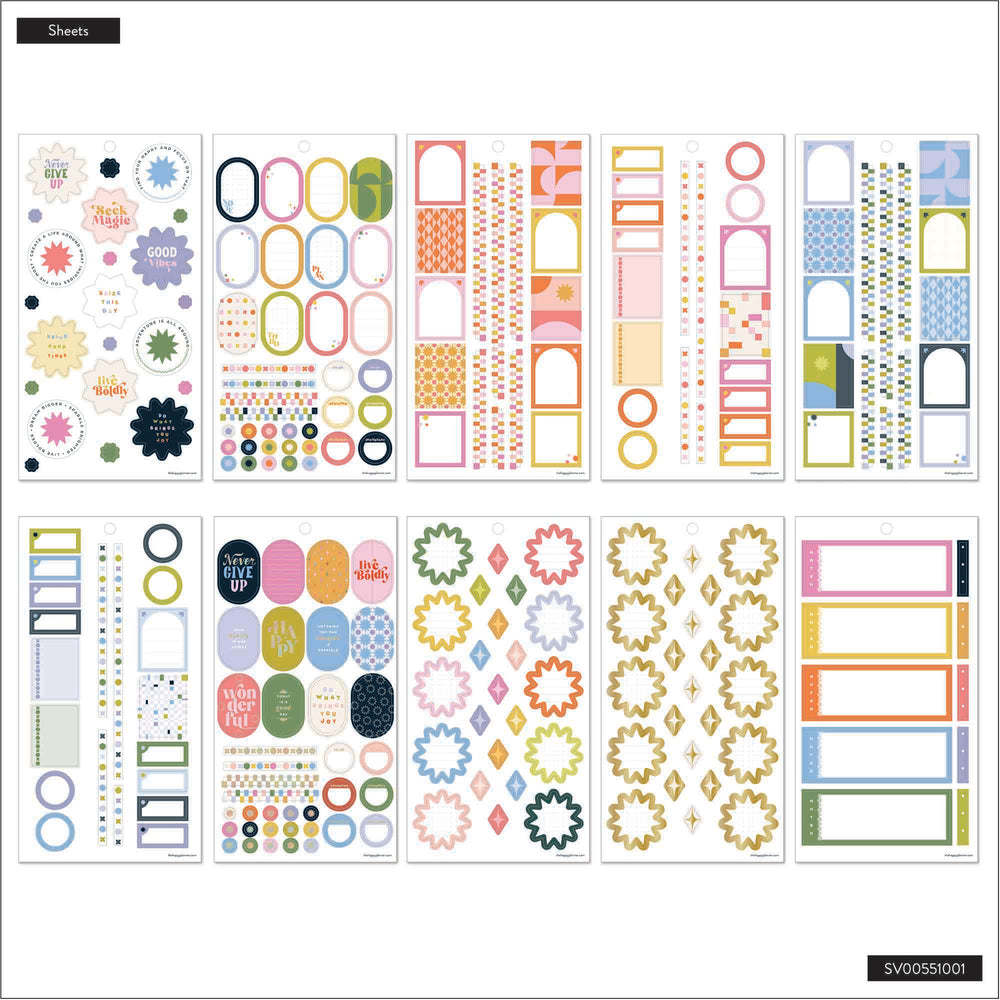 Happy Planner Pop Splash Mini Sticker Book