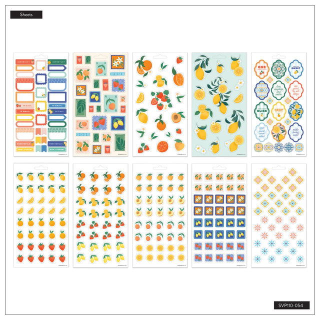 Happy Planner Coastal Cottage Sticker Sheets