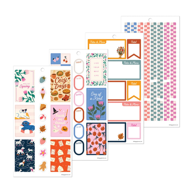 Happy Planner Festive Year Sticker Book - Classic