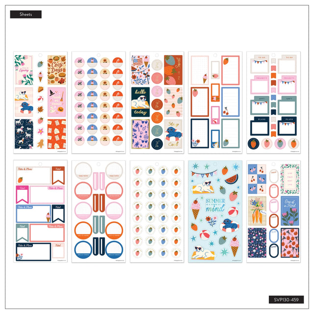 Happy Planner Festive Year Sticker Book - Classic