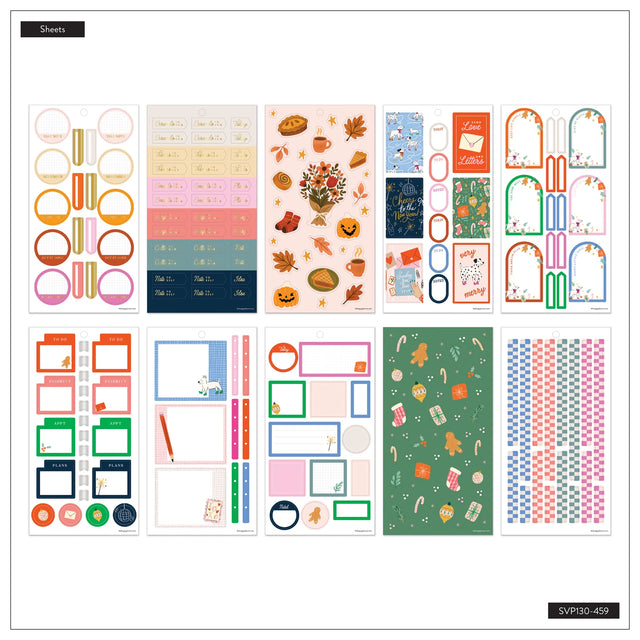 Happy Planner Festive Year Sticker Book - Classic