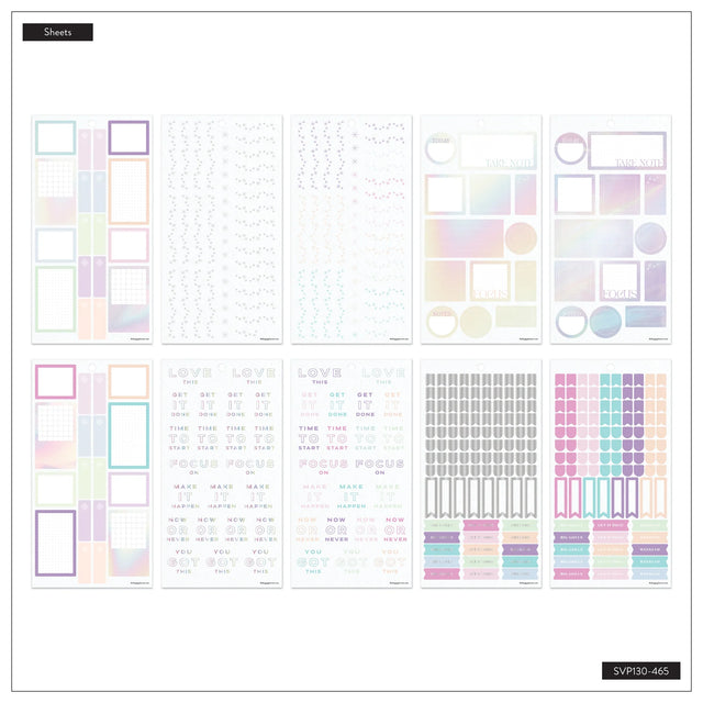 Happy Planner Prism & Pearl Sticker Book - Classic