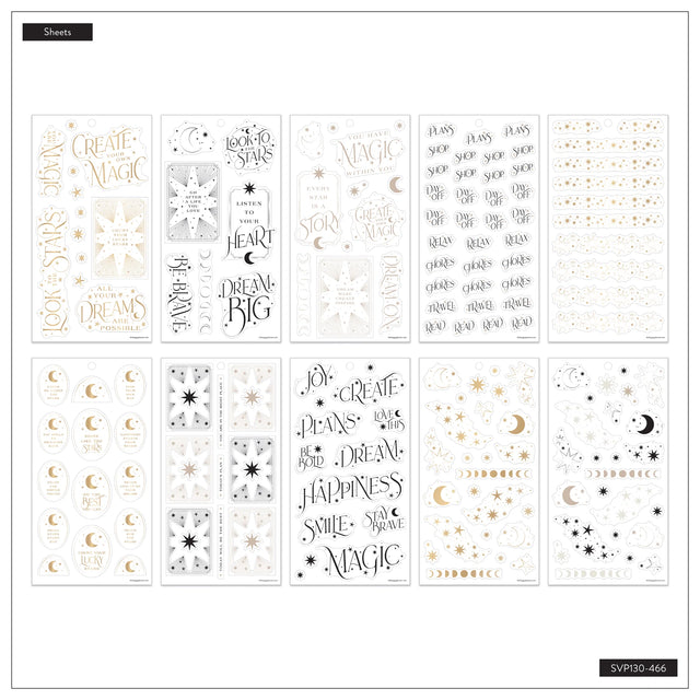 Happy Planner Eternal Stars Sticker Book - Classic
