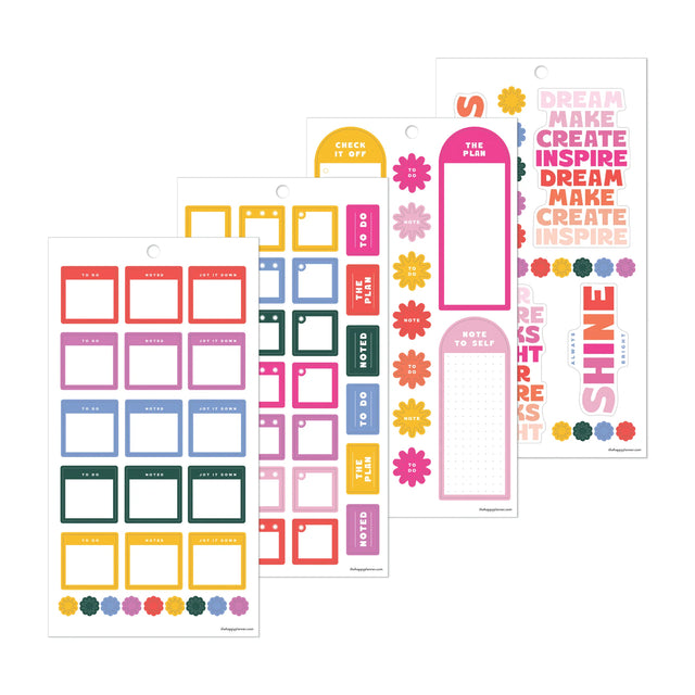 Happy Planner Colour Vibe Sticker Book - Classic