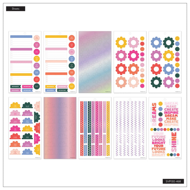 Happy Planner Colour Vibe Sticker Book - Classic