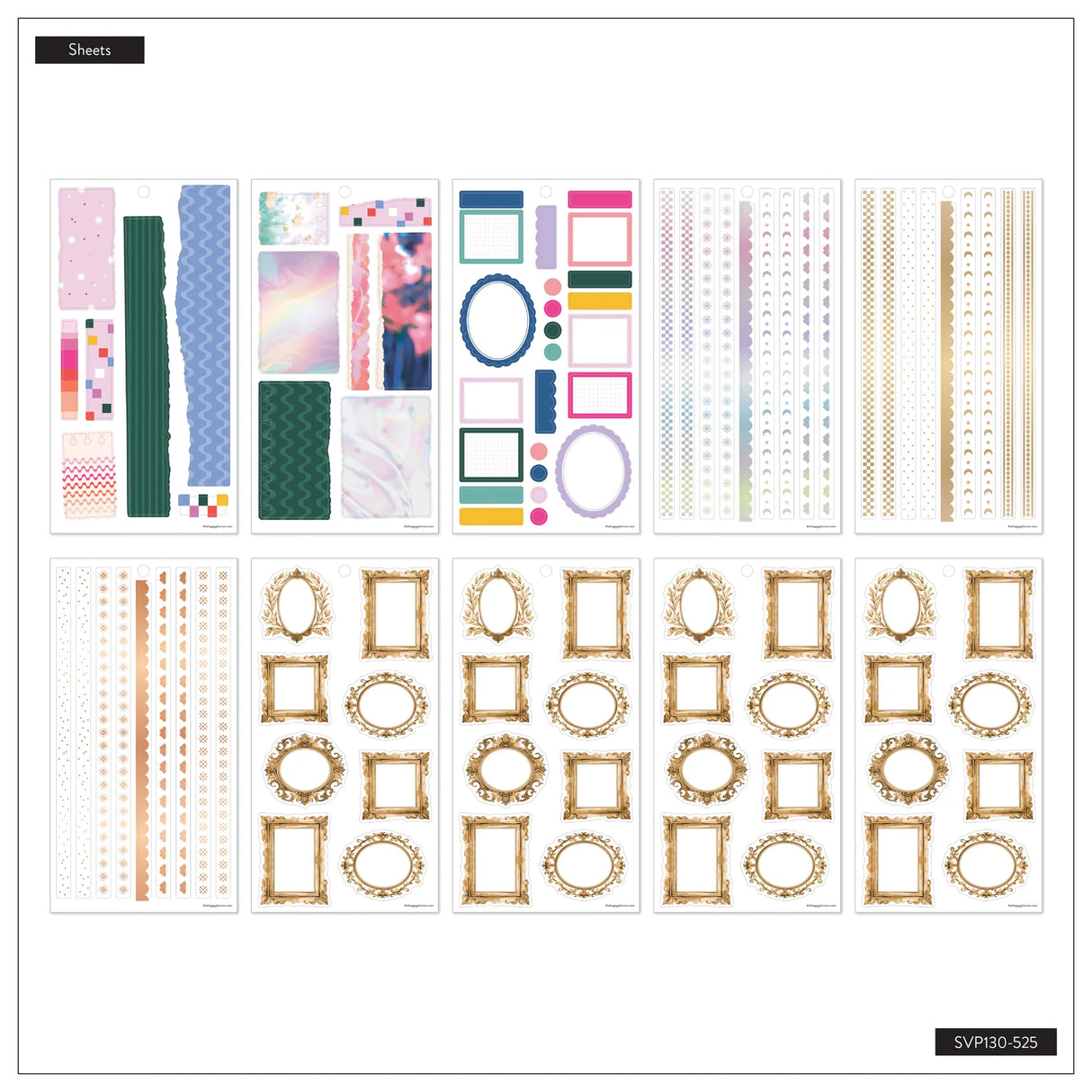 Happy Planner Borderline Classic Sticker Book