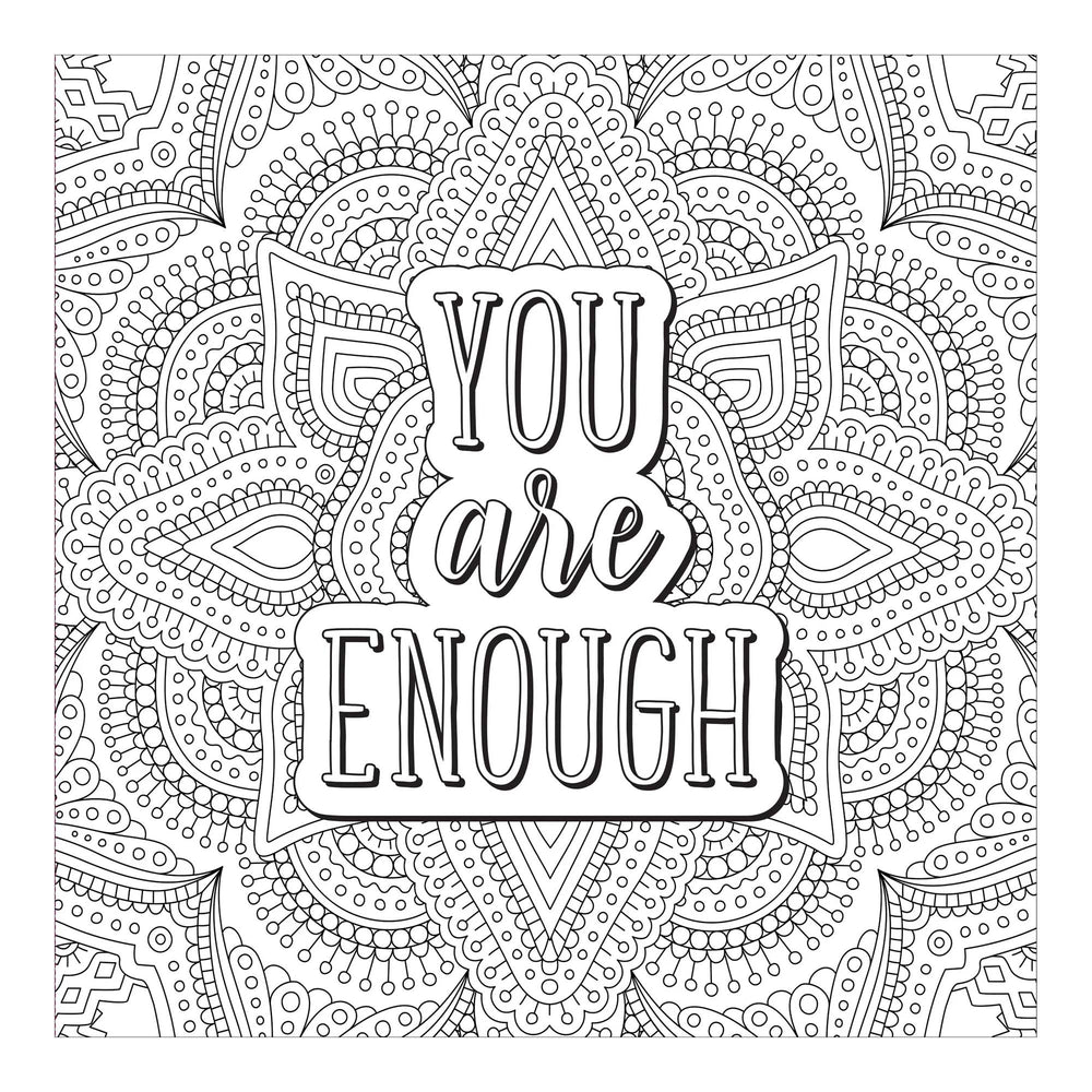 Self Care Artist's Colouring Book