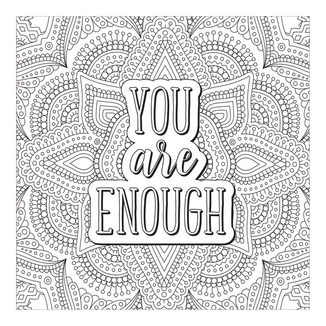 Self Care Artist's Colouring Book