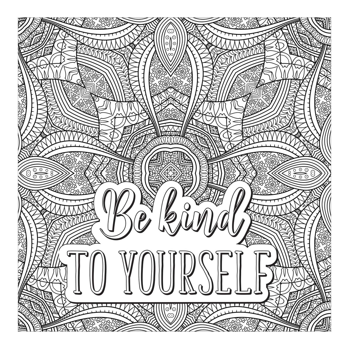 Self Care Artist's Colouring Book