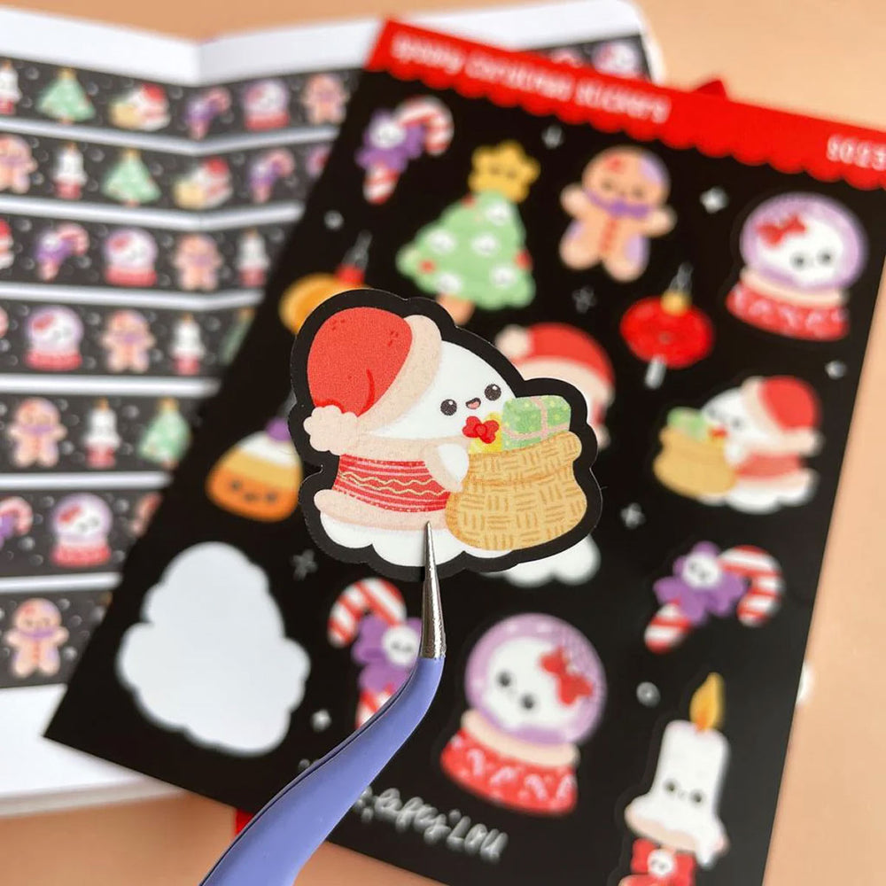 Spooky Christmas Stickers by Little Lefty Lou