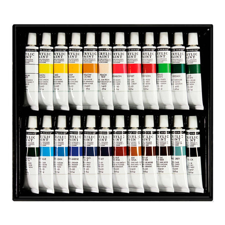 Acrylic Paint 24 Colour Set -Studio Series