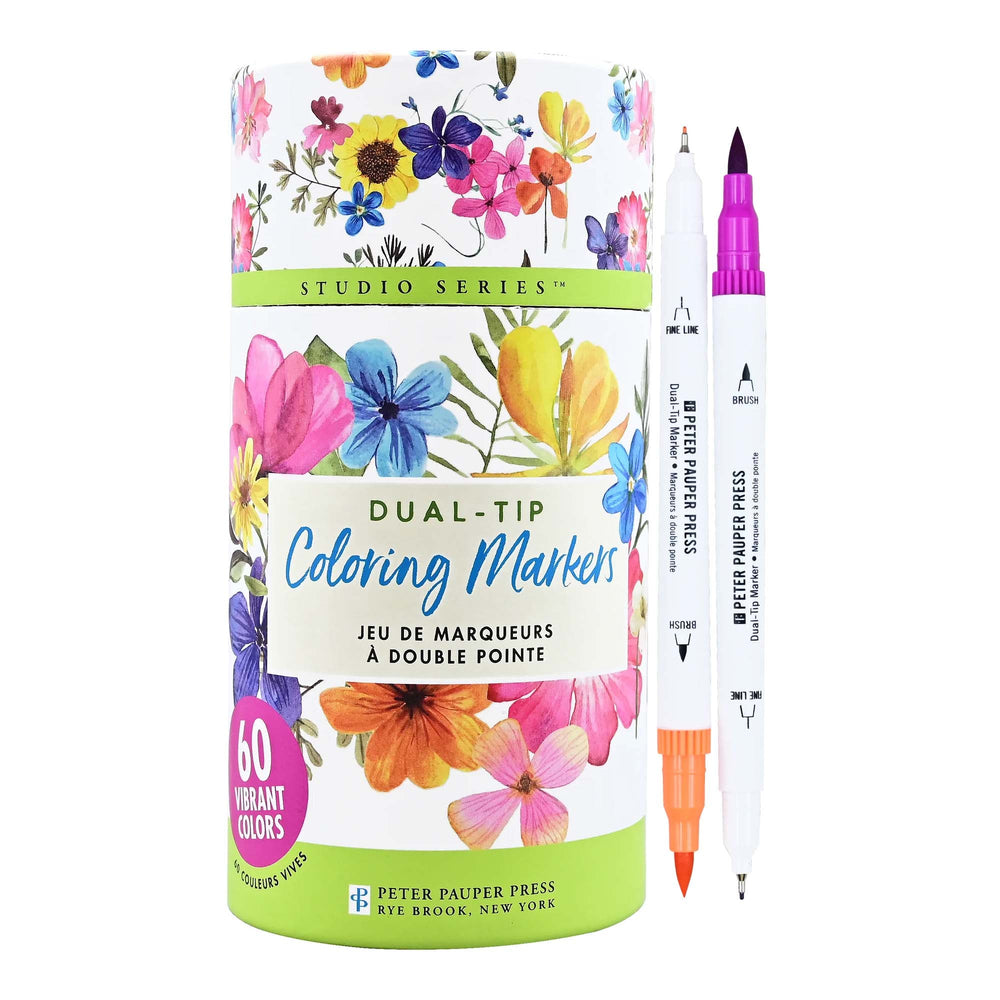 Dual-Tip Colouring Markers