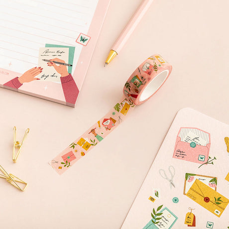 Sweet Pink Mail Washi Tape by Little Lefty Lou